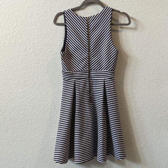 Navy & White Striped Altar'd State Dress Size S - Picture 6 of 10